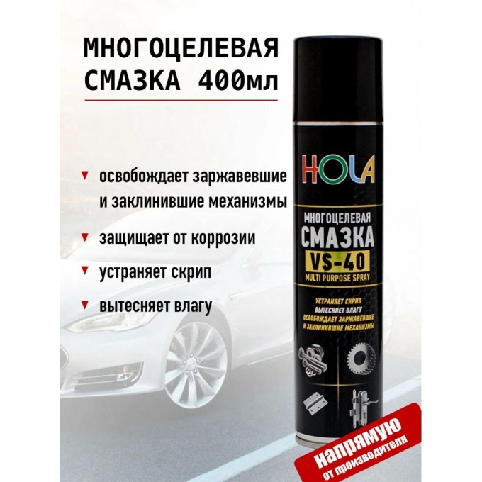 Смазка автомобильная RED жидкий ключ HOLA07HOLA07